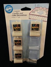Velas vintage 1996 Wilton anos 80 computador desktop topo de bolo adereço em miniatura novo em folha comprar usado  Enviando para Brazil