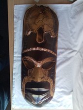 Wooden ornamental mask for sale Wooden ornamental mask for sale  THETFORD