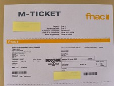 Billets concert indochine d'occasion  Seltz