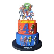 Torta scenografica supereroi usato  Napoli