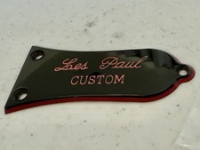 2025 Epiphone Les Paul Custom Widow Truss Rod Cover 2 camadas com HW - Preto e vermelho comprar usado  Enviando para Brazil
