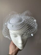 White fascinator black for sale  ASHINGTON