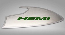 Emblemas de porta com incrustação de fibra de carbono verde "HEMI" serve para Dodge Challenger 2015-2023 comprar usado  Enviando para Brazil