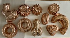 Copper jello molds for sale  Normal