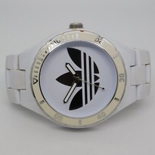 Relógio Adidas ADH2708 quartzo tom branco unissex tamanho grande tamanho Bateria nova 5 1/2" comprar usado  Enviando para Brazil
