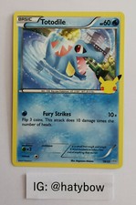Pokemon Totodile OFICJALNA 18/25 Regular Card - 25th Anniversary MCDonalds 2021 na sprzedaż  PL