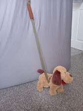 Plush dog lead for sale  BASINGSTOKE