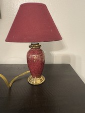 Mini lamp burgundy for sale  Avon Park