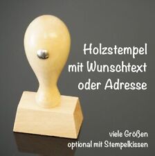 Holzstempel adressstempel text gebraucht kaufen  Gefrees