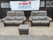 Pair grey leather for sale  BOSTON