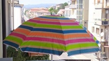 Ombrellone mare righe usato  Paterno