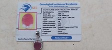 Ciondolo rubino mozambico usato  Barcellona Pozzo di Gotto