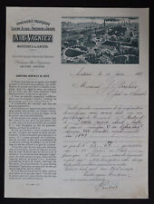 Facture 1892 montieres d'occasion  Nantes-