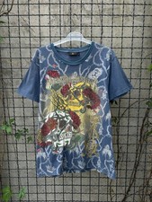 Camiseta Tatuagem Vintage Anos 2000 Christian Audigier Ed Hardy Tamanho G comprar usado  Enviando para Brazil
