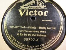 1921 Hawaiian Johnny Noble THE HULA BLUES Marimba ALL STAR TRIO VICTOR 35707 ., usado comprar usado  Enviando para Brazil