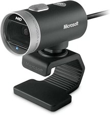 Microsoft LifeCam Cinema HD, webcam com microfone integrado com cancelamento de ruído comprar usado  Enviando para Brazil