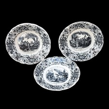 Lot assiettes dessert d'occasion  Salles-la-Source