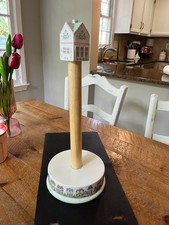 Usado, MUITO RARO Suporte de Toalha de Papel Lenox Spice Village - Bom e Limpo!  Ver fotos comprar usado  Enviando para Brazil
