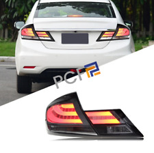 Conjuntos de lanternas traseiras sequenciais de LED de fumaça para Honda Civic 2013-2015 comprar usado  Enviando para Brazil