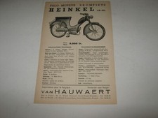 Heinkel perle werbeprospekt gebraucht kaufen  Bempflingen
