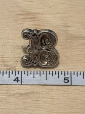 Letter brooch sterling for sale  Williamsburg