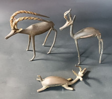 Sculptures laiton gazelles d'occasion  Colmar