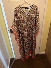 Floral satin kaftan for sale  BIRMINGHAM