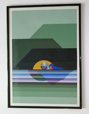 Keizo morishita serigrafia usato  Trezzo sull'Adda