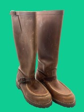 Botas de cobra vintage masculinas DUNHAM italianas continentais tirolesas de couro alto - 11 comprar usado  Enviando para Brazil