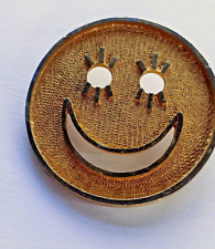 Vintage badge smiley for sale  SHEFFIELD