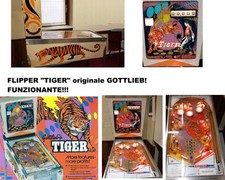 Flipper gottlieb tiger usato  Cassano Magnago