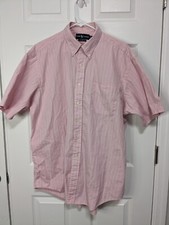 Camisa masculina Ralph Lauren extra grande rosa com botões manga longa ajuste clássico comprar usado Camisa masculina Ralph Lauren extra grande rosa com botões manga longa ajuste clássico comprar usado  Enviando para Brazil