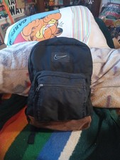 Mochila de couro vintage Nike preta centro Swoosh comprar usado  Enviando para Brazil