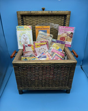 Vintage wicker sewing for sale  SUDBURY