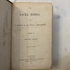 bibbia diodati usato  Genova