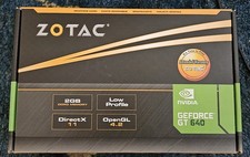 ZOTAC NVIDIA GeForce GT640 2GB HDMI DVI P/N 299-1N269-200ZT COMPLETO NA CAIXA L@@K comprar usado  Enviando para Brazil