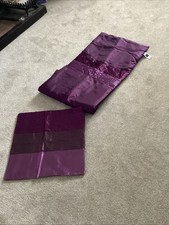 Purple bed runner for sale  WYMONDHAM