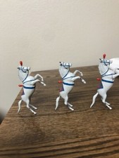 FIGURAS DE CHUMBO DE CIRCO MAMUTE BRITÂNICO 3 CAVALOS comprar usado  Enviando para Brazil