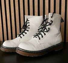 Boots weiß kunstleder gebraucht kaufen  Uffing