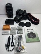 Kit de câmera digital SLR Canon EOS 600D Rebel T3i 18 MP extras 18-55mm/75-300mm comprar usado  Enviando para Brazil