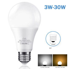 Usado, Lâmpada De Led Luz E27 PIR 3W5W7W10W12W15W18W20W30W 220V Frio/quente, branco e Globo de Luz comprar usado  Enviando para Brazil