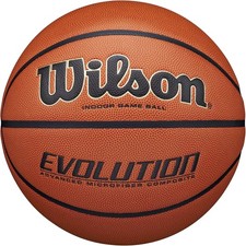 Bola de basquete Wilson Evolution 29,5” oficial indoor couro composto preto comprar usado  Enviando para Brazil