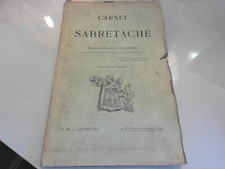 Carnet sabretache 253 d'occasion  Saint-Maur-des-Fossés