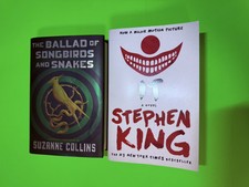It : A Novel by Stephen King (2016, Trade Paperback)+Ballad Songbirds Snakes comprar usado  Enviando para Brazil