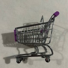 Usado, Mini carrinho de compras de metal roxo comprar usado  Enviando para Brazil