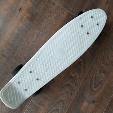 Vintage Anos 80 Mini Cruiser Skate 22" 55,75 cm Frisky Penny Board Branco comprar usado  Enviando para Brazil