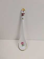 Colher de chá ou colher de condimento vintage pintada à mão de porcelana floral comprar usado  Enviando para Brazil