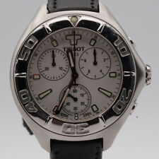 Tissot PRS 200 Cronógrafo de Cuarzo Hombre Reloj 38MM Acero Con Cuero Banda comprar usado  Enviando para Brazil