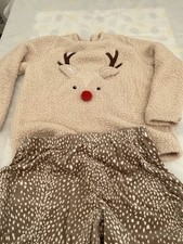 Reindeer christmas pjs for sale  SHEFFIELD