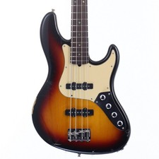 Fender USA American Deluxe Jazz Bass Mod 3 cores Sunburst usado amieiro com estojo macio comprar usado  Enviando para Brazil